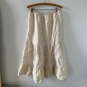 Vintage Tiered Petticoat,12.75” waist flat. Layer or by itself. Statement piece